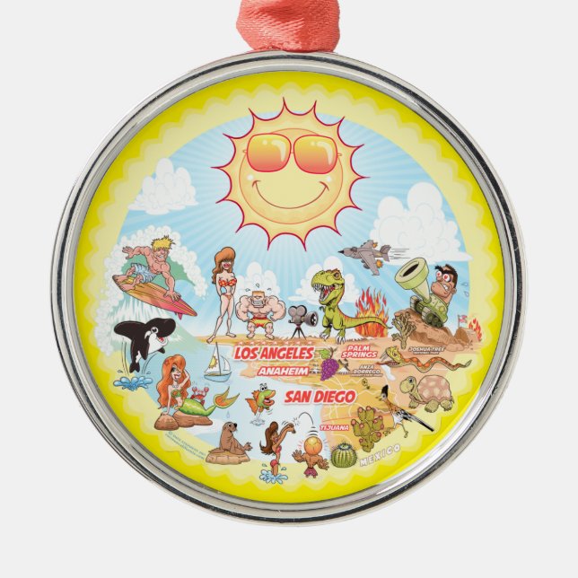 Southern California Ornament (Front)