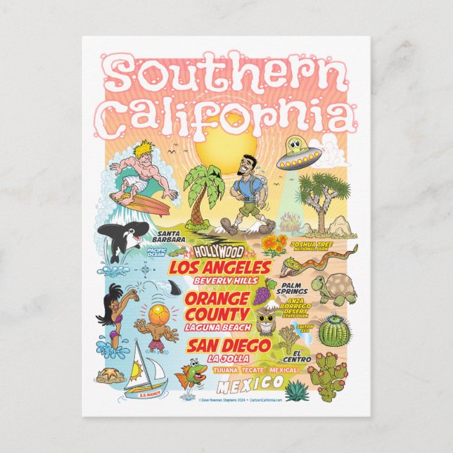Southern California Postcard (Front)