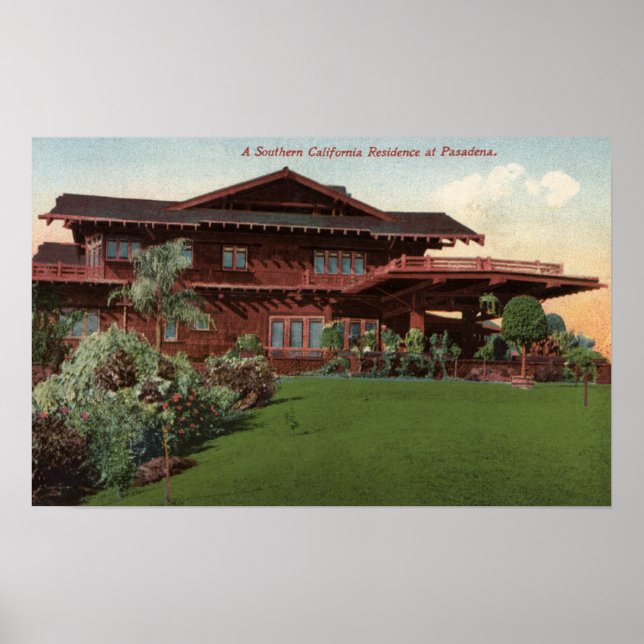 Southern California Residence Poster (Front)