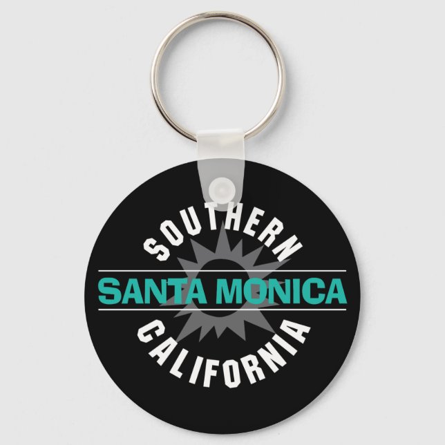 Southern California - Santa Monica Key Ring (Front)