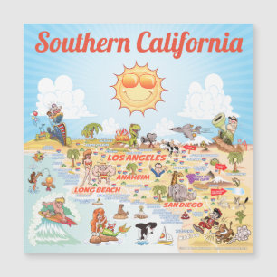 Southern California Souvenir Magnet
