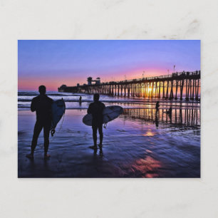 Southern California Sunset Postcard