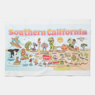 Southern California Tea Towel