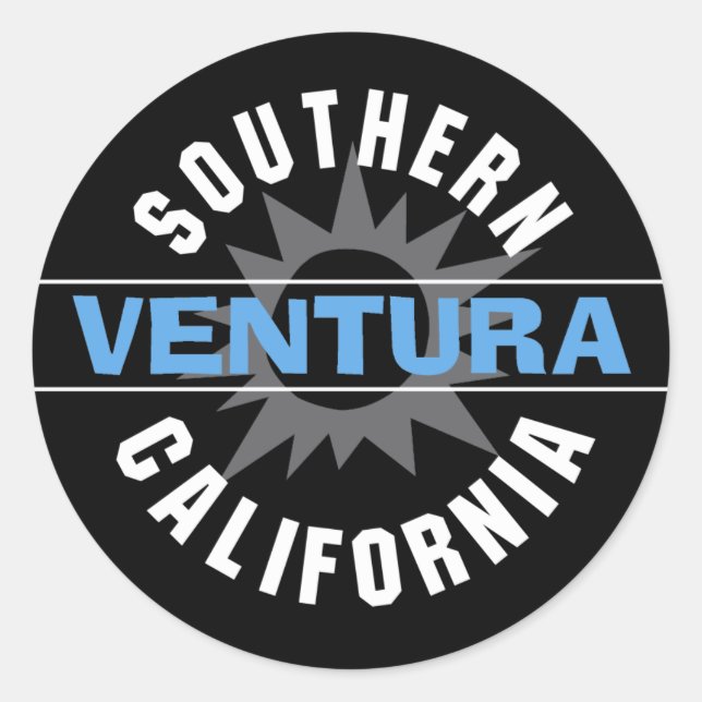 Southern California - Ventura Classic Round Sticker (Front)