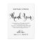 Southern Calligraphy Thank You Reception Card