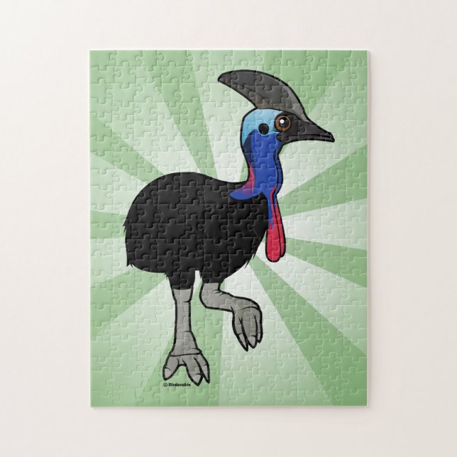 Southern Cassowary Jigsaw Puzzle (Vertical)