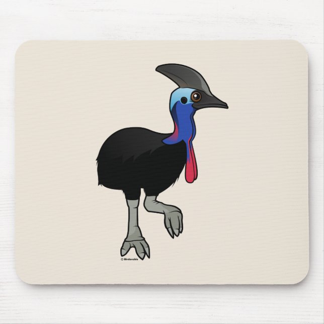 Southern Cassowary Mouse Mat (Front)