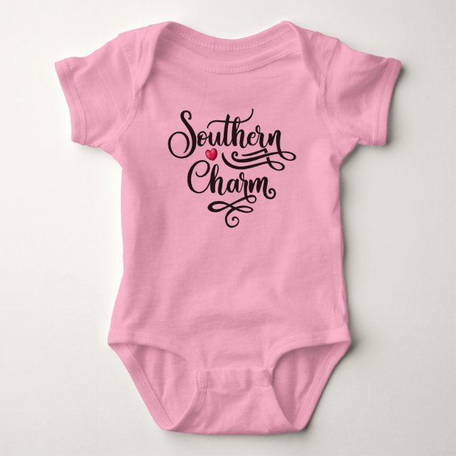 Southern Charm Baby Bodysuit (Front)