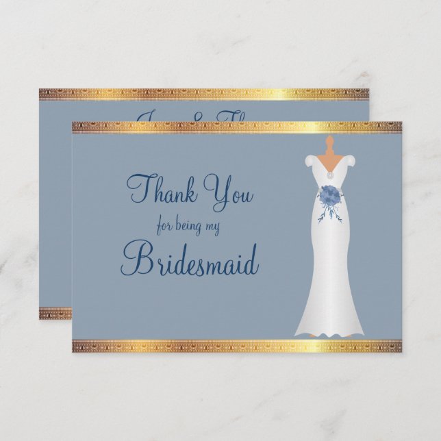 Southern Charm, Bridesmaid Thank You  (Front/Back)