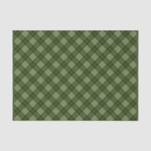 Southern Charm   Green Plaid Holiday Tissue Paper