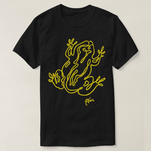 Southern Corroboree frog Australian YELLOW series T-Shirt (Design Front)