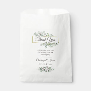 Southern Country Cotton Boll Wedding Thank You Favour Bags