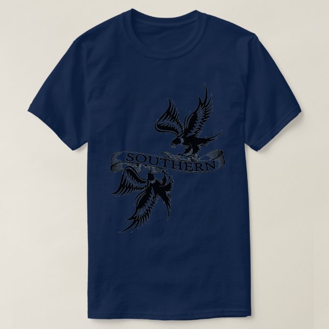 Southern Eagle Birds Flypass Vibes T-Shirt (Design Front)