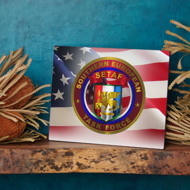 Southern European Task Force (SETAF) Plaque (Side)