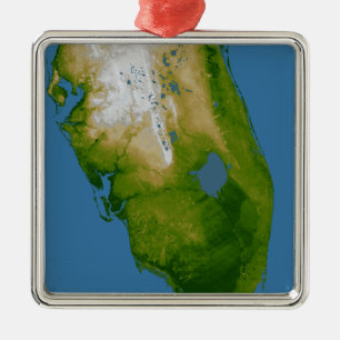 Southern Florida Metal Tree Decoration