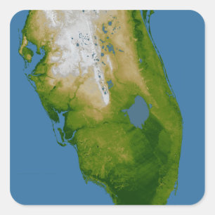 Southern Florida Square Sticker