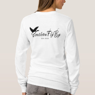 Southern FlyBy Wood Duck & Cattails - WHITE ONLY T-Shirt
