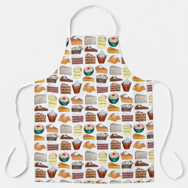 Southern Food Desserts Ambrosia Hummingbird Cake Apron (Front)