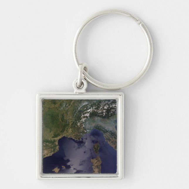 Southern France and Northern Italy Key Ring (Front)