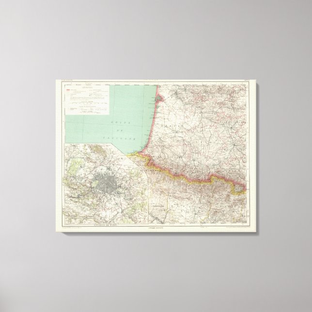 Southern France Canvas Print (Front)
