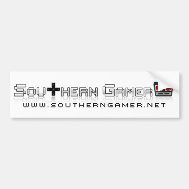 Southern Gamer Bumper Sticker (Front)