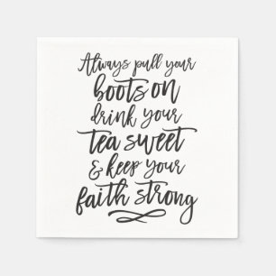 Southern Girl Mantra Humour Napkin