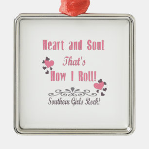 Southern Girls Rock Metal Tree Decoration