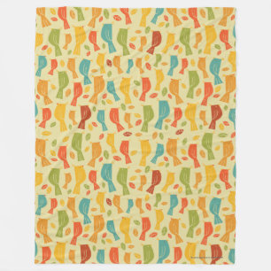 Southern Grammar Chart Bird Pattern Fleece Blanket