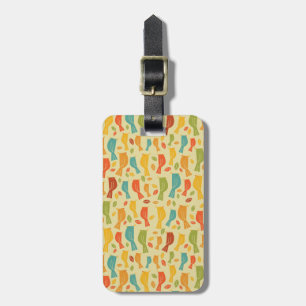 Southern Grammar Chart Bird Pattern Luggage Tag