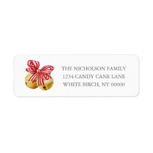 Southern Grandmillennial Red Bow Christmas Bells