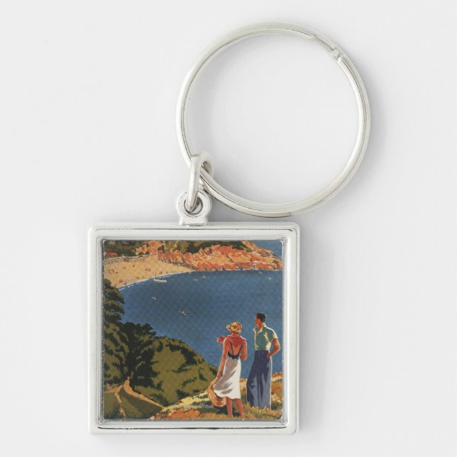 Southern/Great Western Rail Couple on Cliff Key Ring (Front)