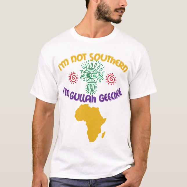 Southern Gullah Geechee T-Shirt African (Front)