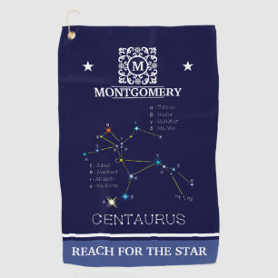 Southern Hemisphere Constellation Centaurus Golf Towel