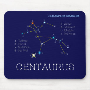 Southern Hemisphere Constellation Centaurus Mouse Mat