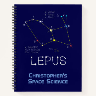 Southern Hemisphere Constellation Lepus Notebook