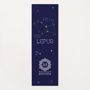 Southern Hemisphere Constellation Lepus Yoga Mat