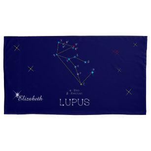 Southern Hemisphere Constellation Lupus Pillowcase