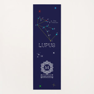 Southern Hemisphere Constellation Lupus Yoga Mat