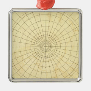 Southern Hemisphere Outline Metal Tree Decoration