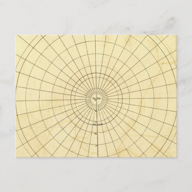 Southern Hemisphere Outline Postcard (Front)