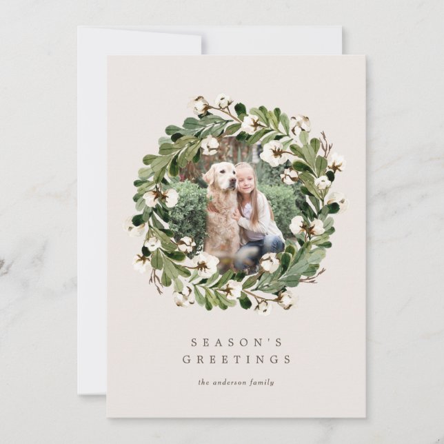 Southern Holiday Photo Card (Front)