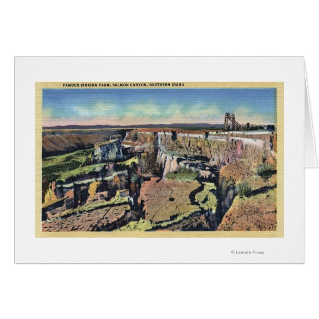 Southern Idaho - Famous Sinking Farm in Salmon (Front Horizontal)
