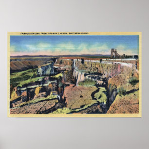 Southern Idaho - Famous Sinking Farm in Salmon Poster