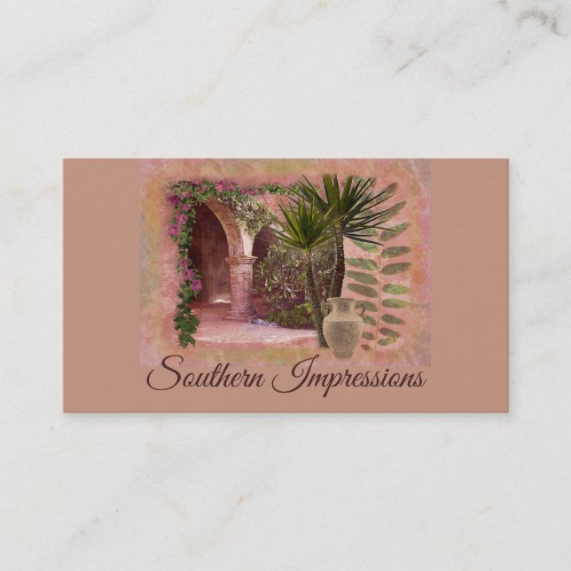 Southern Impressions (customisable) Business Card (Front)