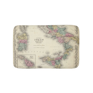 Southern Italy Kingdom Of Naples Bath Mat