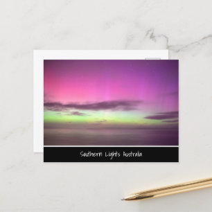 Southern Lights Australia - Night Sky Photo Postcard
