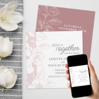 Southern Magnolia Blossom Blush Floral Wedding