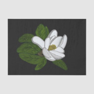 Southern Magnolia Illustration Tissue Paper