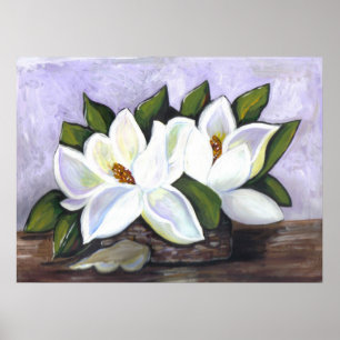 Southern Magnolias Poster