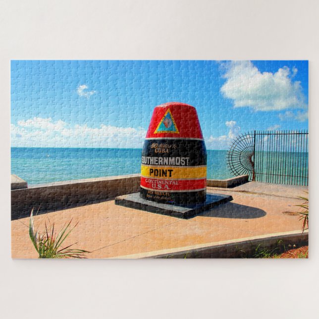 Southern most point Key West, Florida Jigsaw Puzzle (Horizontal)